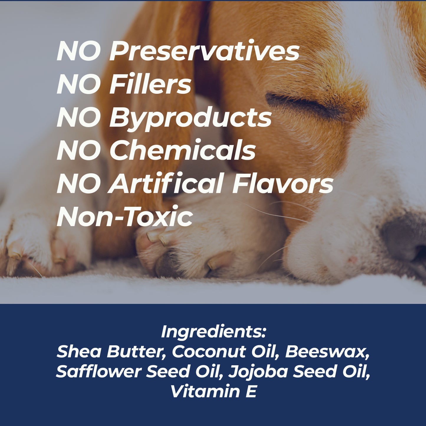 NutriTails Natural Shea Butter Dog Nose, Elbow & Paw Moisturizer, Made in USA