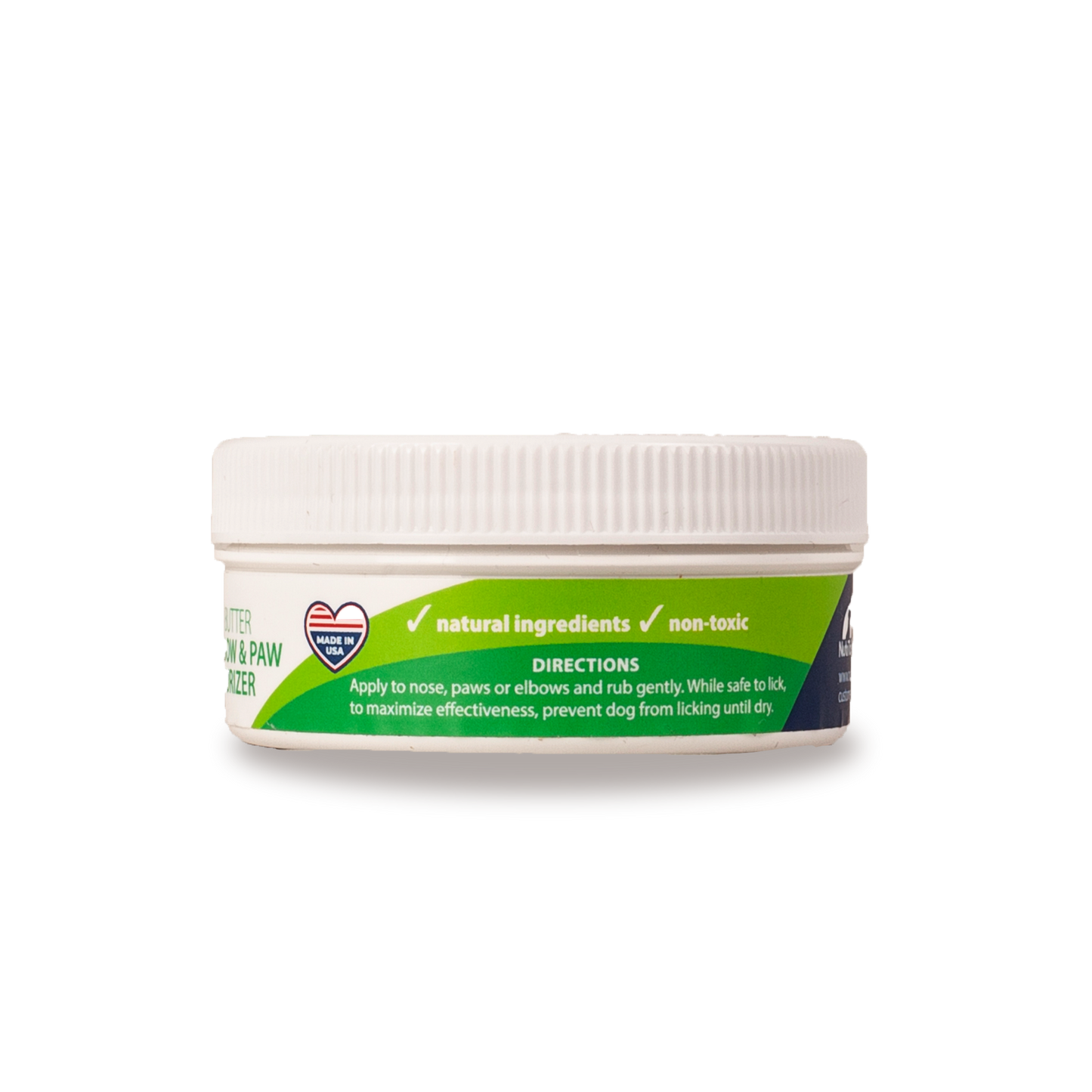 NutriTails Natural Shea Butter Dog Nose, Elbow & Paw Moisturizer, Made in USA