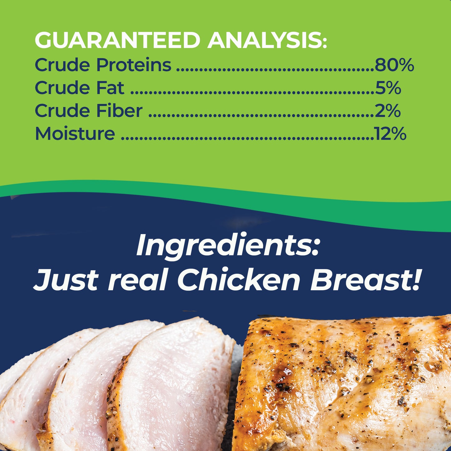 NutriTails Natural Real Chicken Breast Dog Treats, Made in USA