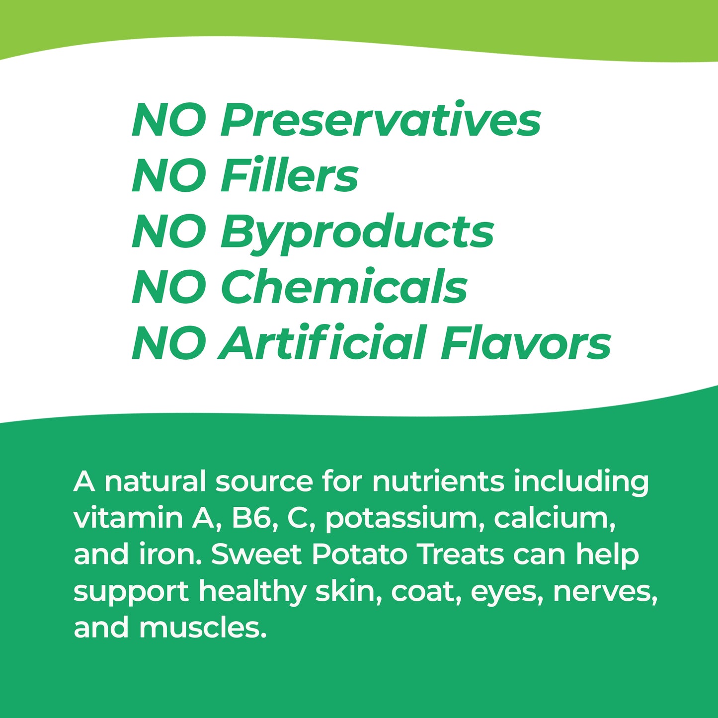 NutriTails Natural Sweet Potato Dog Treats, Single Ingredient, Made in USA